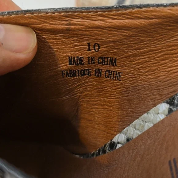 Jeffrey Campbell Snake Print Mules - Picture 9 of 9